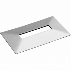 Embellecedor embutido rectangular