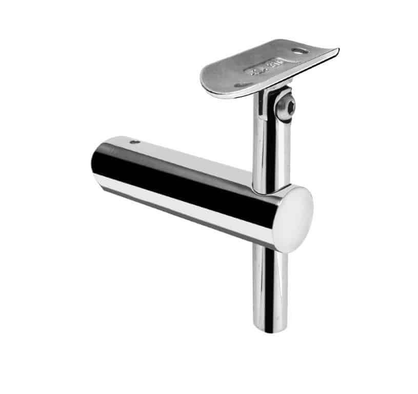 Soporte a tubo con varilla articulada