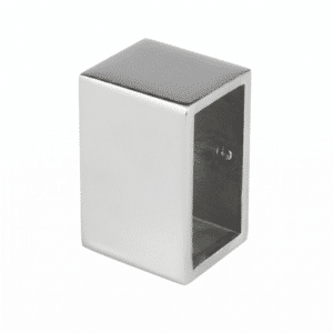 Base rectangular con casquillo a pared